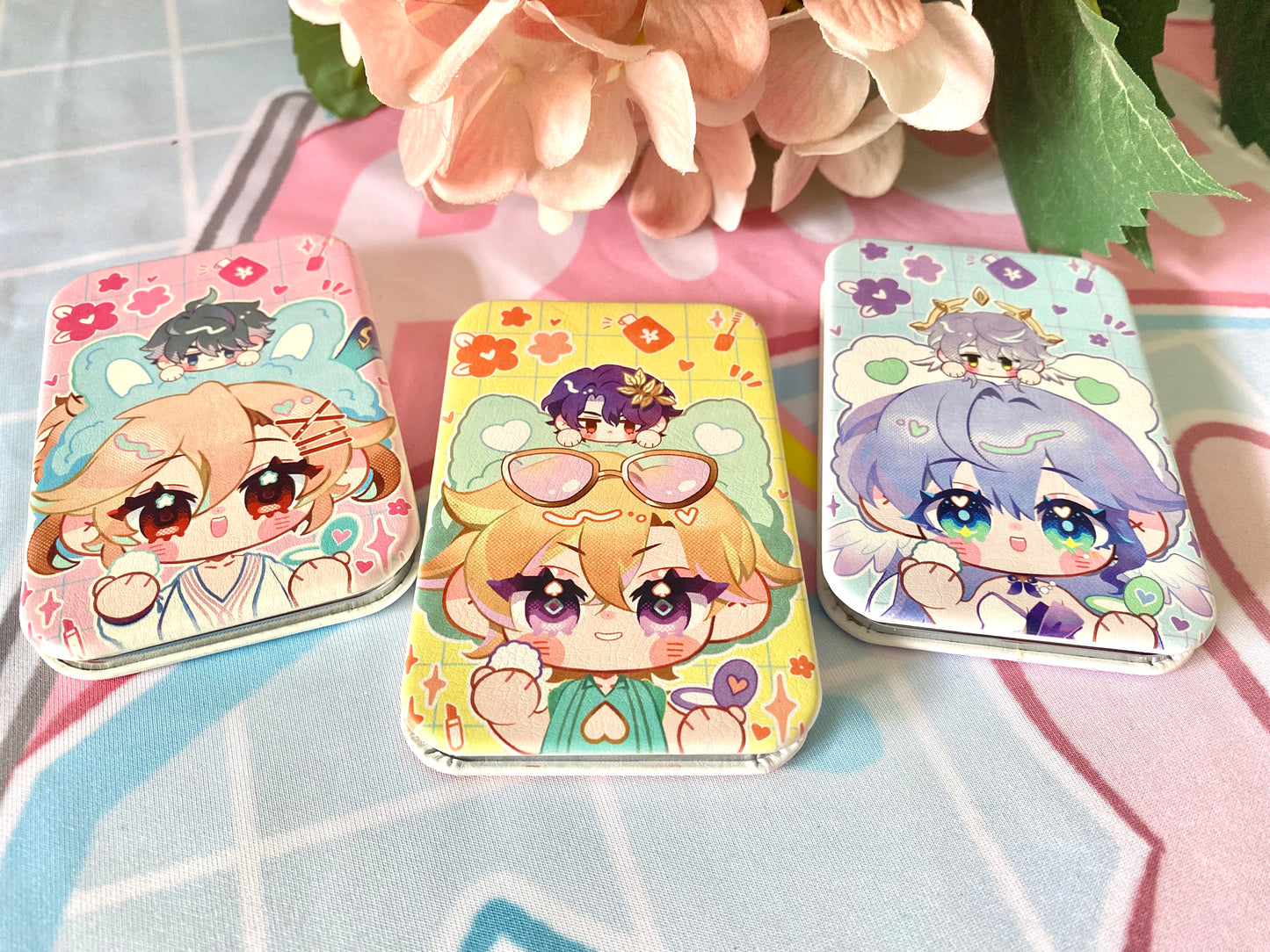 GENSHIN IMPACT | HONKAI STAR RAIL | HAND MIRRORS | AlHaitham + Kaveh ★Ratio +Aventurine ★ Robin +Sunday ★
