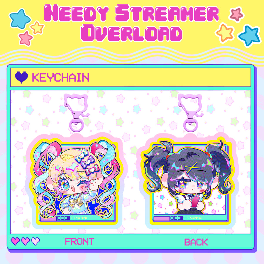 NEEDY STREAMER OVERLOAD | KEYCHAIN | Kangel ★ Ame ★