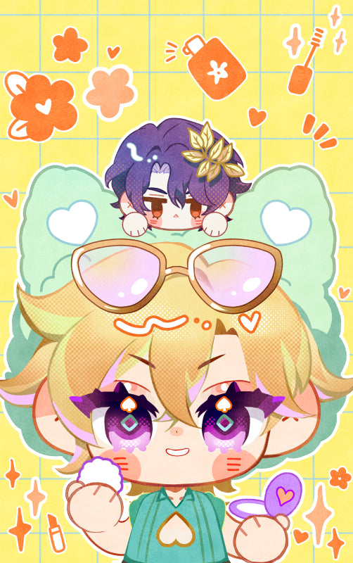 GENSHIN IMPACT | HONKAI STAR RAIL | HAND MIRRORS | AlHaitham + Kaveh ★Ratio +Aventurine ★ Robin +Sunday ★