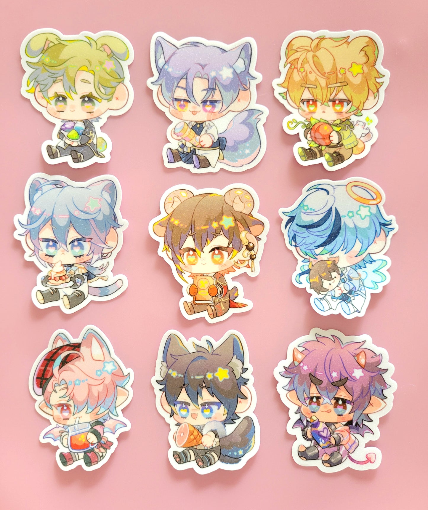 NU Carnival | Glitter Stickers ★