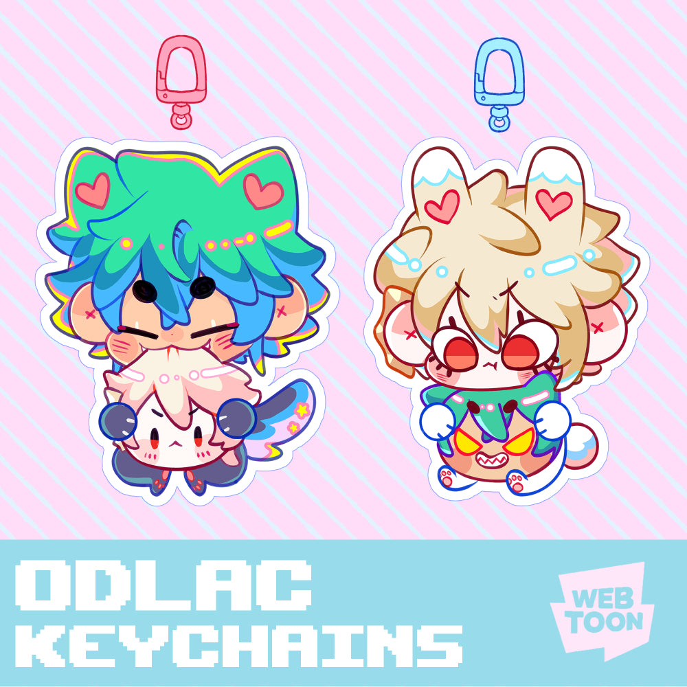 ODLAC | KEYCHAINS | Chibi Seyren & Gendry ★