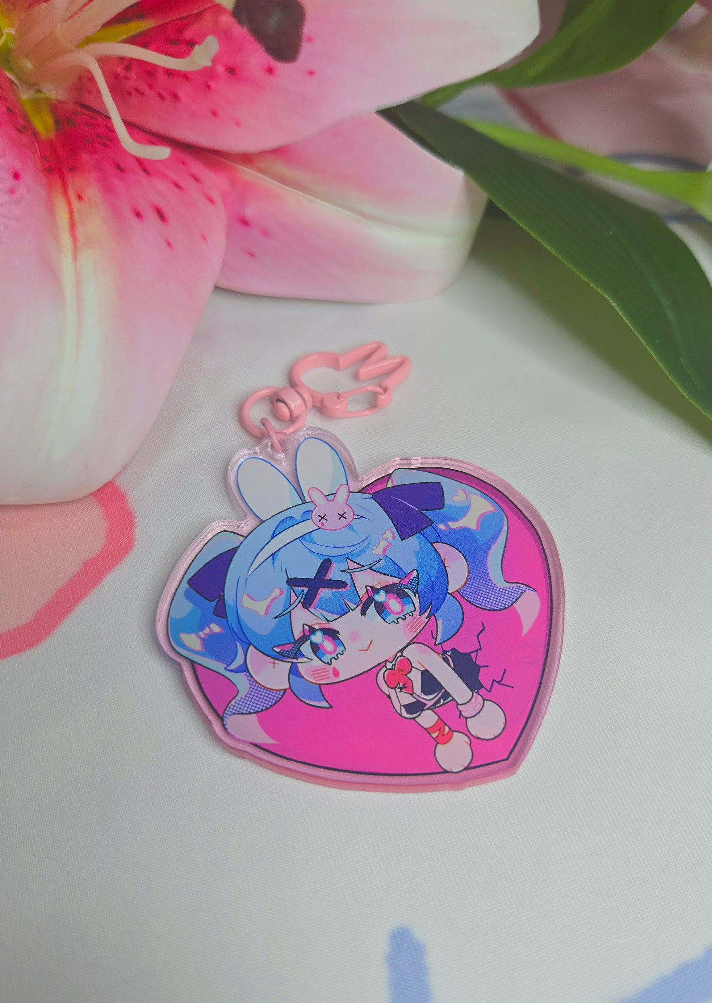 VOCALOID | KEYCHAIN | Rabbit hole Miku ★
