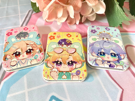 GENSHIN IMPACT | HONKAI STAR RAIL | HAND MIRRORS | AlHaitham + Kaveh ★Ratio +Aventurine ★ Robin +Sunday ★