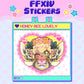 FFXIV | GLITTER STICKER | HoneyBeeLovely ★