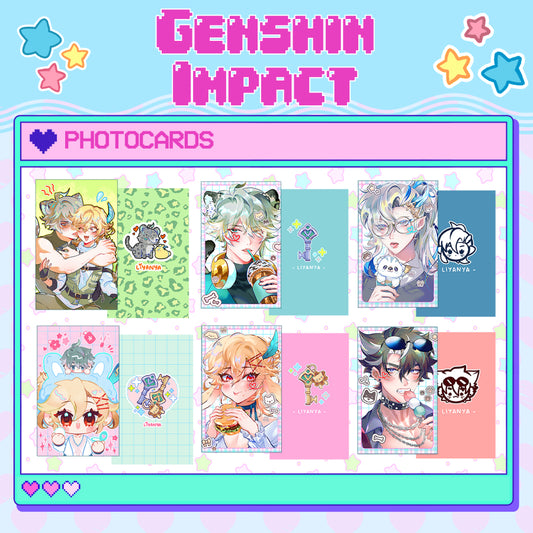 GENSHIN IMPACT |  PHOTOCARDS ★ Al-Haitham ★ Kaveh ★ Wriothesley ★ Neuvilette ★