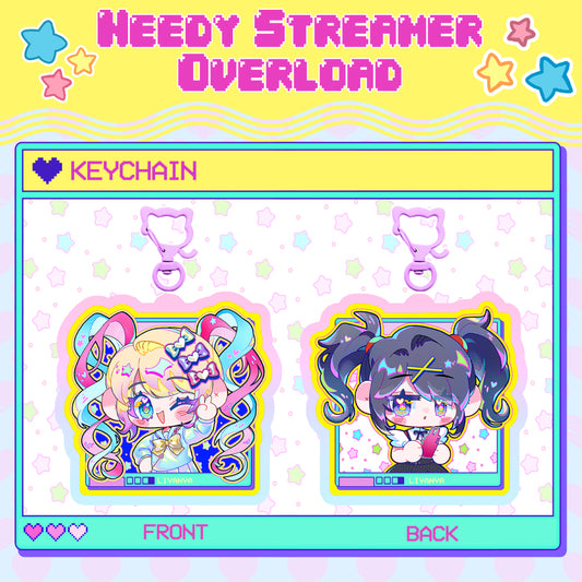 NEEDY STREAMER OVERLOAD | KEYCHAIN |  Kangel ★ Ame ★