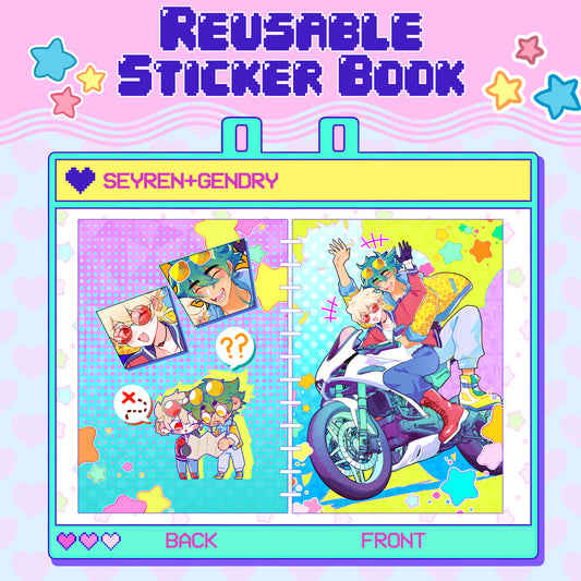 ODLAC | A5 REUSABLE STICKER BOOK (PREORDER ONLY!!!) | SeyGen ★
