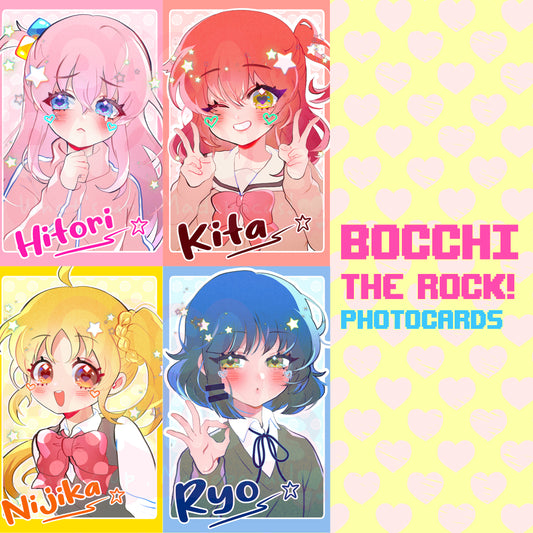 Bocchi The Rock! | PHOTOCARDS | Hitori ★Nijika ★Kita ★Ryo ★