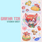 FFXIV | GLITTER STICKER SHEET |  Gra'ha Tia ★
