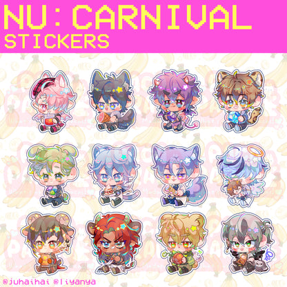 NU Carnival |  Glitter Stickers ★