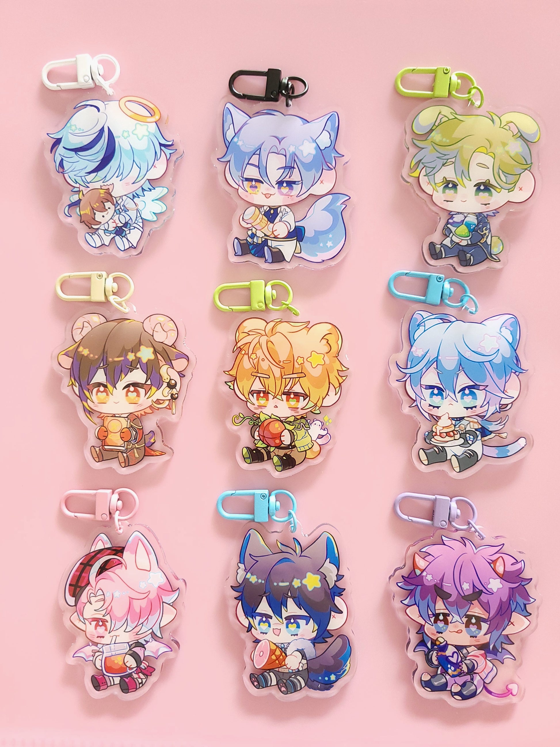 NU Carnival Keychains 